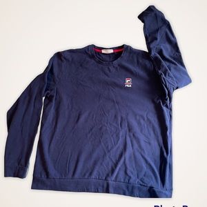 Fila men’s blue sweatshirt size XXL